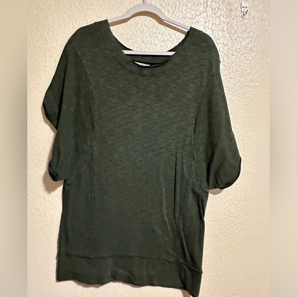 Nation LDT Sweatshirt Size Small Oversized‎ Short Sleeve